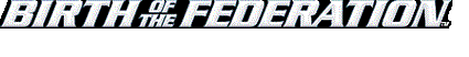 Birth of the Federation logo